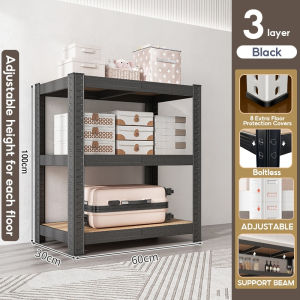 NINI 6L Boltless Rack | Rak Besi Bertingkat | Metal Rack Shelf | High Load-Bearing | Easy To Install | Heavy Duty Rack Warehouse rak