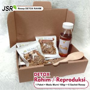 KHUSUS RESELLER : 6 Paket DETOX RAHIM + 6 MADU MURNI / MINUMAN DETOKS REPRODUKSI with HONEY Paket USAHA RESELLER & DROPSHIPER TEH HERBAL u/ PROMIL & MASALAH KEWANITAAN / NYERI HAID 100% REMPAH ALAMI KUALITAS PREMIUM MURAH dan PRAKTIS