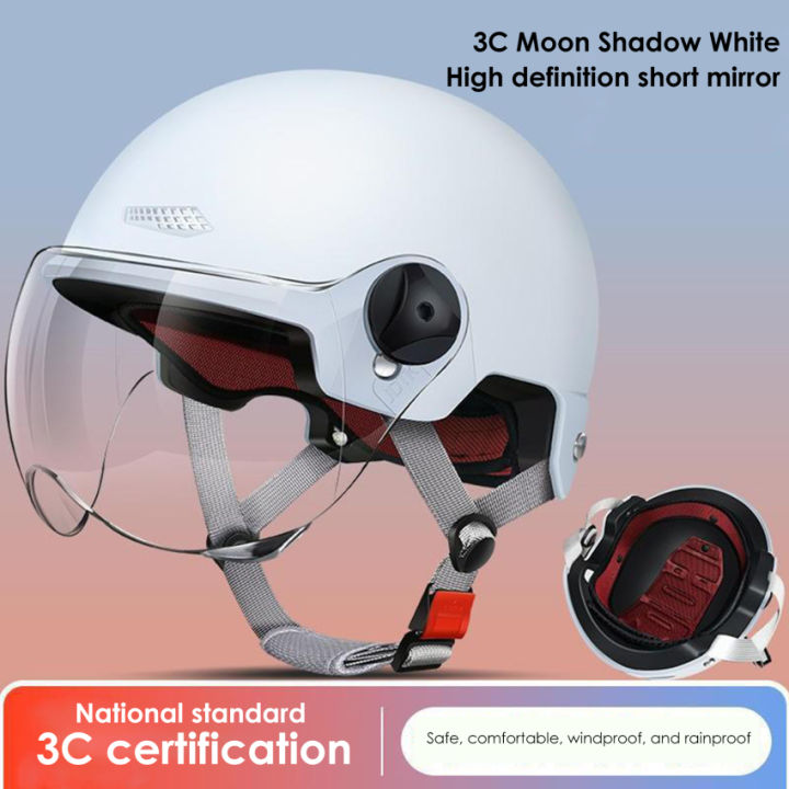 Motorcycle Helmet For Men Women Classic Retro Scooter Half