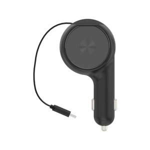 สายเคเบิล USB รถยนต์แบบยืดหดได้60W โทรศัพท์ในรถยนต์เร็วรถดึงกลับได้สำหรับอุปกรณ์เสริมโทรศัพท์มือถือ