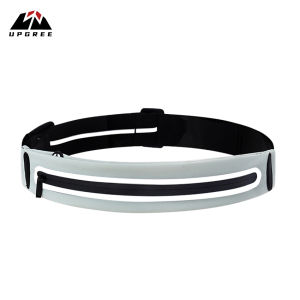 UPGREE Sports Bag Multi Functional Sports Waist Bag Adjustable Running Pouch Runners Belt Workout Waist Bag Elastic Belt Reflective Strip Slim Phone Holder Fanny Pack Waterproof Running Belt For Workout Gym Cycling