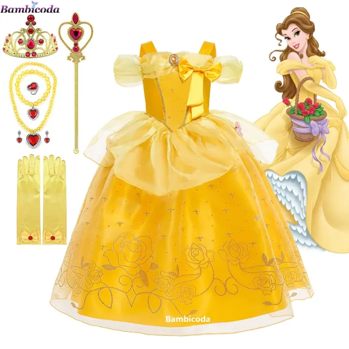 Disney princess belle store dress