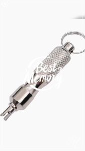 Stainless Steel Anti Rust Tyre Valve Core Removal Tool Keychain Universal Tire Repair Screwdriver
