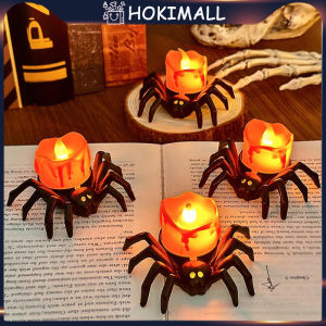 Lampu Led Dekorasi Haloween Laba Laba Spider Lamp / Spider Lilin Hiasan Kado Liburan Pesta Horror