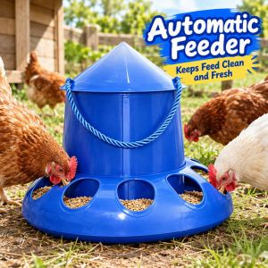 Thickened Automatic Chicken Feeder Splash Proof Spill Proof Food Dispenser For Pigeons Quail