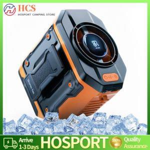USB Wearable Clip Fan 199 Speeds Adjustable Mini Fan 4000mAh Battery LED Digital Display for Travel Outdoor