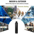4500Psi/30MPa Pcp Bottle Tank Regulator Valve Paintball Cylinder Tank With Z Valve Bottle Pcp Air Tank Cylinder Aluminum Tank Air Bottle For Co2 Carbon Dioxide Oxygen M18X1.5 inlet thread. 