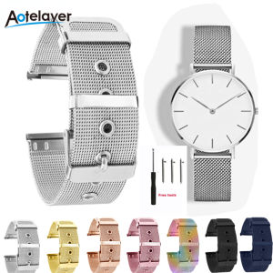 Aotelayer 20mm 22mm Metal Band For Huawei Watch GT3 GT2 42mm 2 Pro Honor Watch SE Magic Watch 2 42mm Smartwatch Durable Stainless Steel Watch Strap