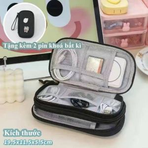 Túi lưu trữ cáp dữ liệu túi lưu trữ pin dự phòng di động túi lưu trữ bộ sạc túi lưu trữ du lịch