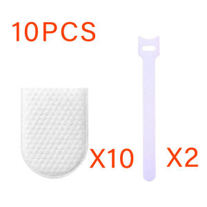 10/20/30Pcs Disposable Tap Filter Cotton Pad Hook & Loop Fixed Kitchen Faucet Filter Cover