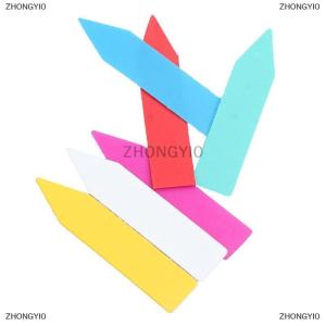 [COD] ZHONGYI0 100PC 5x1cm cây nhãn trong nhà Bonsai name tag nhựa nhiều màu