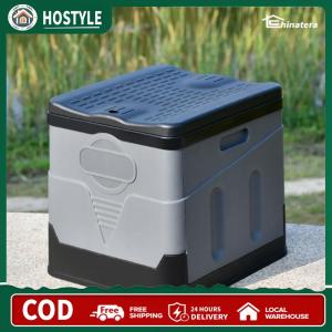 Multifunction Bedpan Portable Outdoor Folding Toilet Strong Bearing Capacity Reusable Trash Can for Tour Emergency Self-driving Travel