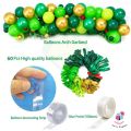 【COD】113pcs Dinosaur Theme Birthday Decoration set Dinosaur Foil Balloons+Banner+Rain Silk Curtain+Latex Balloon Set Children's Birthday Party Supplies Green Birthday Party Theme  For Kids Birthday Party Decorations 40 inch large aluminum film balloon set. 