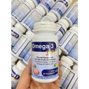 DHA - Omega 3 Junior nội địa Đức cho trẻ em các bé từ 4 tuổi 60 viên bổ mắt bổ trí não