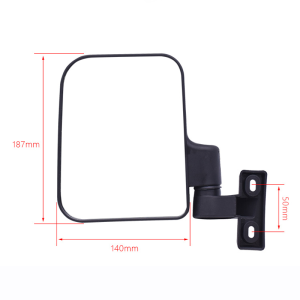 1pair Universal E-bike Side Mirror Tricycle Rearview Mirror For E-trike