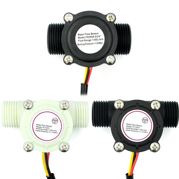 12v Water Flow Sensor Dc 5 18v Flowmeter Hall Flow Water Control Liquid Flow Sensor Switch 1 30l 7772