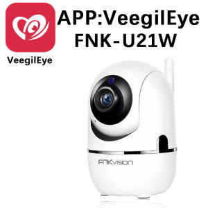 FNKvision กล้องวงจรปิด กล้องวงจรปิดไร้สาย WiFI Full HD 5MP กล้องวงจร IP Camera กล้องวงจรปิดไร้สาย วิสัยทัศน์กลางคืน ติดตามอัต
