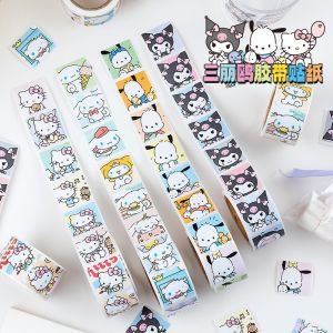 200PCS Sanrio Hello Kitty Stickers Cartoon Cute Cinnamoroll Kuromi My Melody Waterproof Sticker Decals Decoration Toy Gift