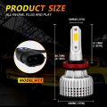 NOVSIGHT Car LED Headlight Bulb H11 3000K Yellow Running Light 10000LM/Pair 72W/Pair Headlight Bulbs. 