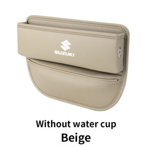 Khe giữa ghế ngồi ô tô crevice hộp lưu trữ cho Suzuki Swift Grand Vitara jimny ERTIGA sx4 Alto ciaz dzire xl7 cup điện thoại Túi Chìa khóa túi da phụ kiện nội thất xe ô tô