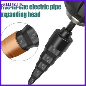 ZHUYUN Air Conditioner Copper Pipe Expander Swaging Drill Bit Set Swage Tube Expander Tool