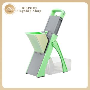 【HRFS】 Multifunctional Vegetable Cutter 304 Stainless Steel Adjustable Salad Chopper Anti-Slip for Potato Carrot Tomato Cucumber