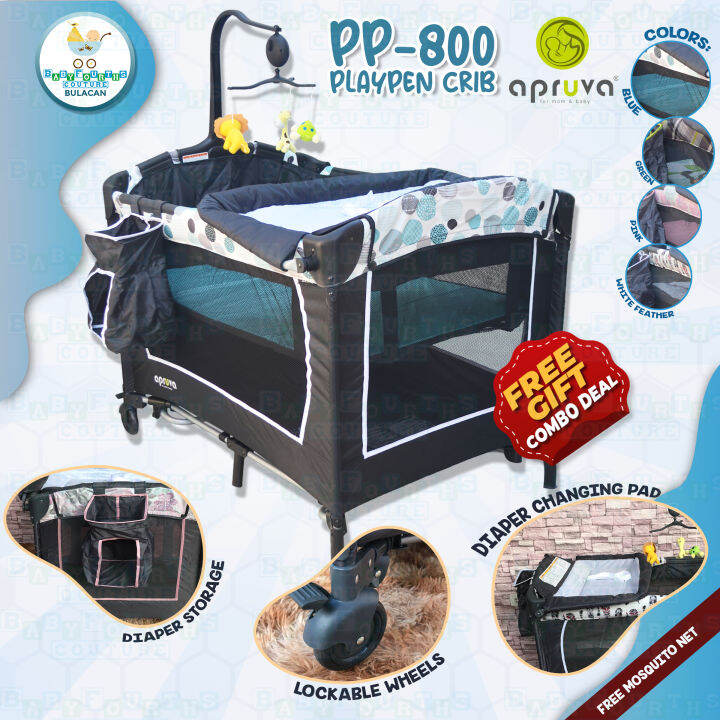 Apruva hot sale crib playpen