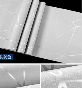 Wallpaper  Dinding Stiker Wallpaper  Marmer Putih New 7m/8m Lebar 45cm