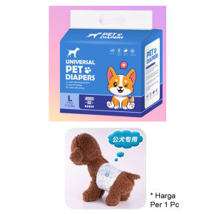 Popok Anjing Jantan Hewan Peliharaan Anti Bocor Universal / Pet Diapers Male Anti Marking