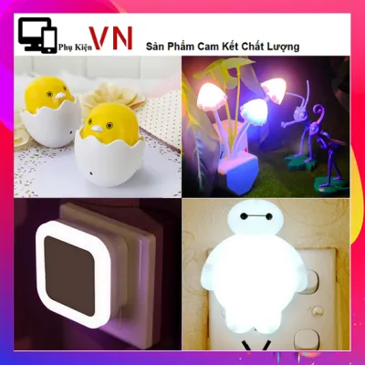 Đèn Cảm Biến Tự Sáng Khi Về Đêm Nhiều Mẫu - Đèn Ngủ Cảm Biến Ánh Sáng Tự Động Tắt Mở ( Nhiều Màu ) Siêu Tiết Kiệm Điện Bóng Đèn Led Tuổi Thọ Cao Siêu Bền