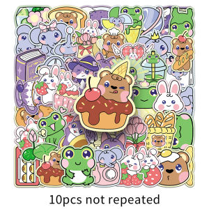 50PCS Original colorful small animals cartoon graffiti stickers hand ledger suitcase personalized DIY decoration waterproof and scratch-free to tear off stickers