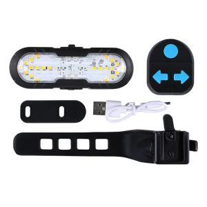 Wirelesses Remotes Control Bike Taillight USB Rechargeables Bicycles Indicators Rear Light Bicycles Turn Signal Light