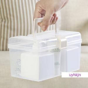 uyhkjn Plastic Storage Box Box Organizer Multi-Functional Portable Cabinet Family Emergency Kit Box With Handle