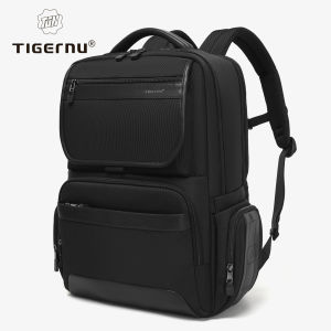 Tigernu 3916 Lifetime Warranty Men Double-layer Backpack 17inch Laptop Backpack For Men Business Backpack Bag Casual Travel Bag Men Schoolbag