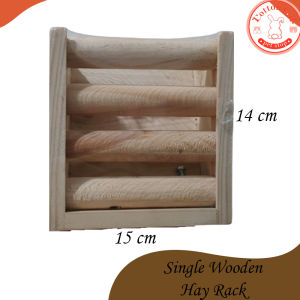 Single Wooden Hay Rack /Rak Kayu Rumput Untuk Kelinci Gp DLL