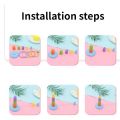 Kids Throw Circle Toy Mini Hoop Ring Toss Children Creative Educational Toys Ferrule Stacked Toys Circle Layers 投掷套圈玩具. 