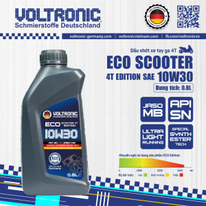 Nhớt tổng hợp xe tay ga Voltronic ECO Scooter 4T Edition ( 100% từ Đức )
