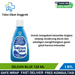 SELSUN BLUE 120 ML / SHAMPOO UNTUK MENGGILANGKAN KETOMBE