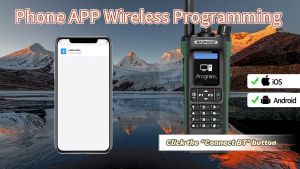 BAOFENG UV-32 GPS Walkie Talkie 2 Set 10W Full Band Bluetooth APP Programming Wireless Copy Frequency Long Range 20KM Two Way Radio for Outdoor