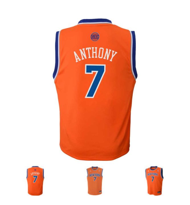 Carmelo anthony hotsell basketball jersey