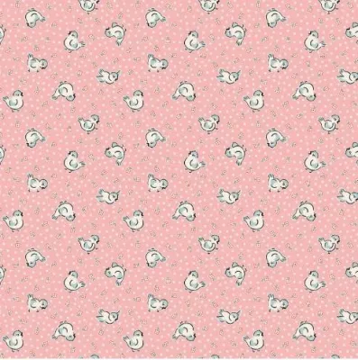 [Fabric Fanatics]100% Cotton Fabric Poppie Cotton Home Sweet Home Vintage Floral Cute Fabric 0.25yard Patchwork Quilting