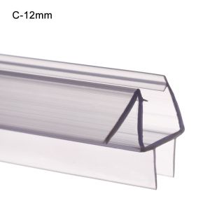 IDMU94789 Rubber Useful Bath Screen Prevent Hardware Glass Door Weatherstrip Water Baffle Window Seal Sealing Strips