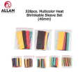 Allan 328pcs. Multicolor Heat Shrinkable Sleeve Set 40mm. 