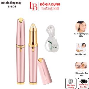 Bút tỉa lông mày GUARD WING S-808 - Bút tỉa chân mày có đèn  tỉa lông mũi loại sạc điện USB mới nhất 2024 Đồ Gia Dụng Thế Hệ Mới