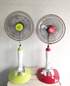 Fmaily พัดลมสไลด์ก้านเหล็ก Sport Style FMS-16B 16 นิ้ว สีแดง สีเขียว