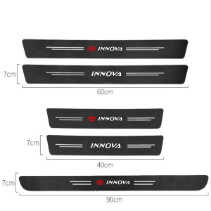 Hot Promo Stiker Pelindung Pintu Mobil Toyota Innova Bahan Serat Karbon Anti Gores