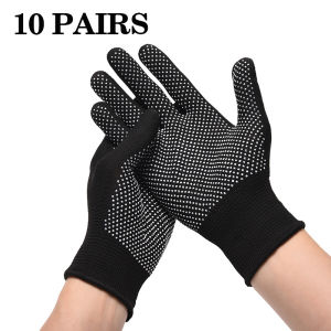 SWEET 10Pairs Gloves For Construction Working Rubber Gloves Heavy Duty Garden Latex Gloves