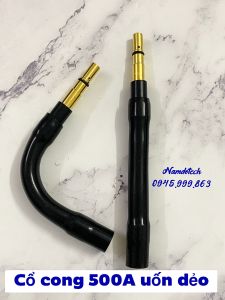 Cổ cong 500A UỐN DẺO Các Hướng Mỏ Hàn Phụ Kiện Mỏ Hàn Tiện Lợi Hàn Các Góc Cạnh Khó