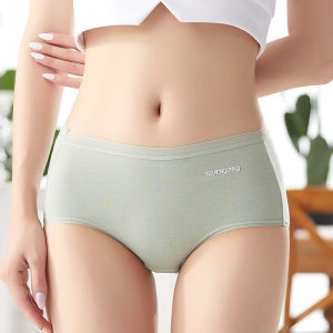 Cotton Underwear Womens Middle Waist Breathable Female Lady Underpants Women Underwear Antibacterial Panties 石墨烯1.0银盒 2.0金盒抗菌内裤 女性内裤 Seluar Dalam Wanita