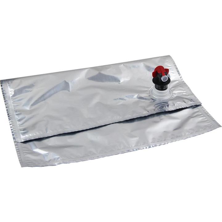5 PIeces Bag In Box BIB Bag 3 Liter Wine And Liquid Food Bags with Plastic Dispenser - Storage Bags with VITOP tap –Suitable for Storing Wine Water Juice Syrup Sauce Eggs Milk